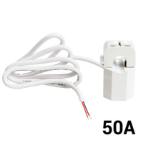 Transformadores de Corriente Shelly CT: 50A y 120A. Pinzas de medición