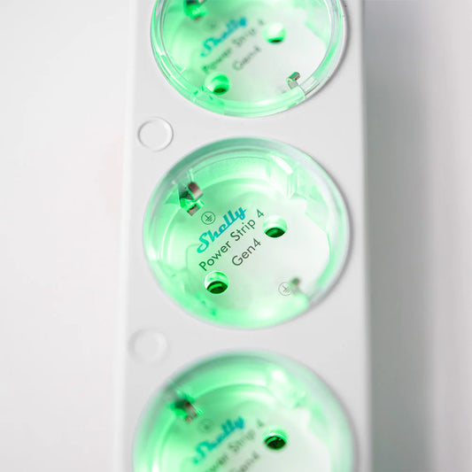Shelly Power Strip 4 Gen4. Blanca