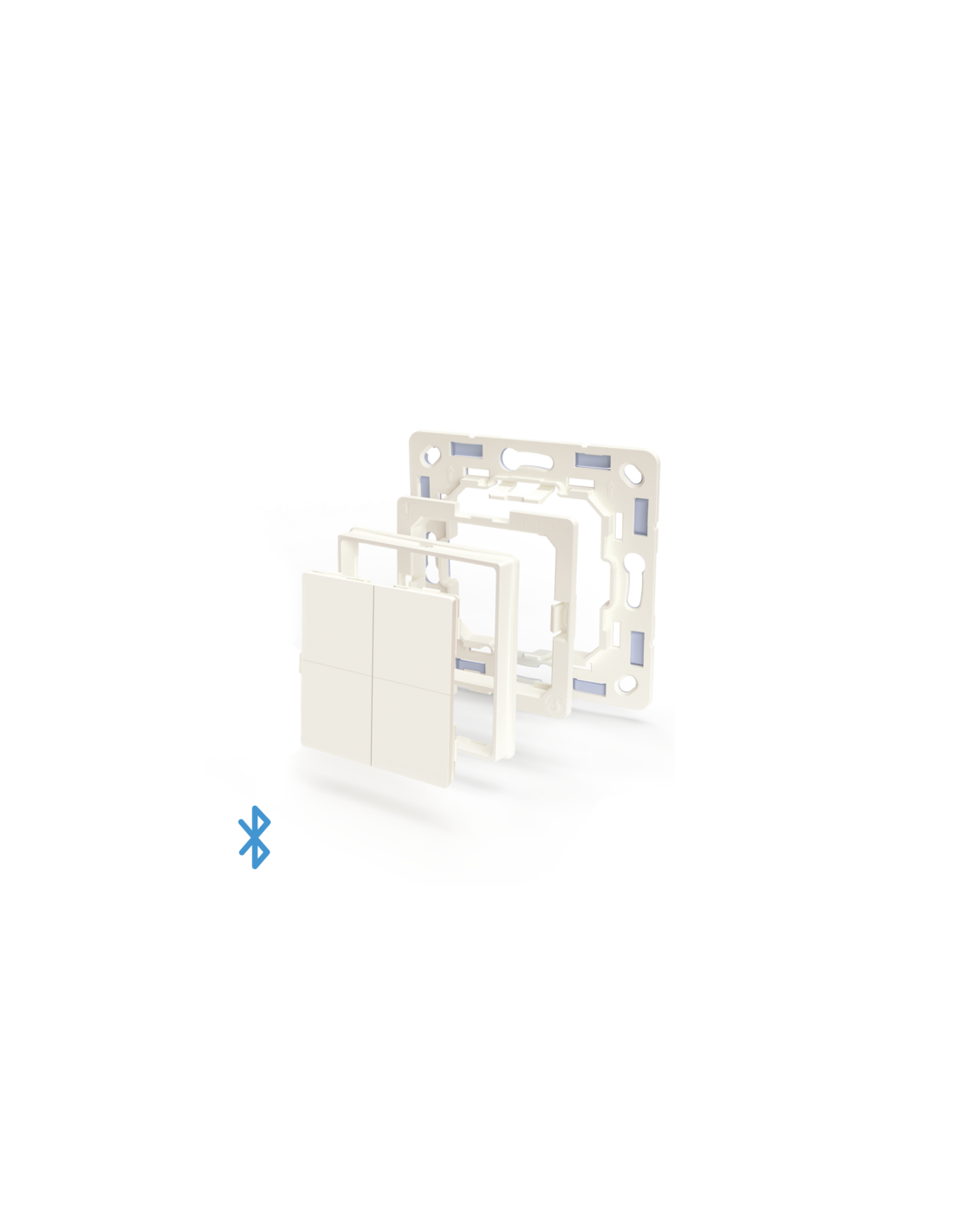 Interruptor de parede Shelly BLU 4- para mecanismos Legrand Niloe e Shelly