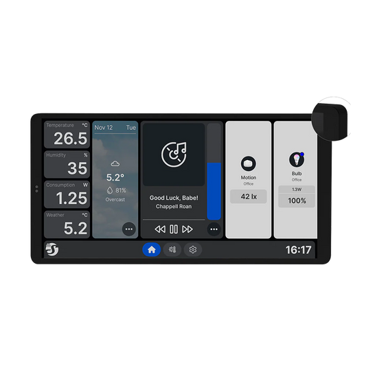 Shelly Wall Display X2 Negra + BLU H&T