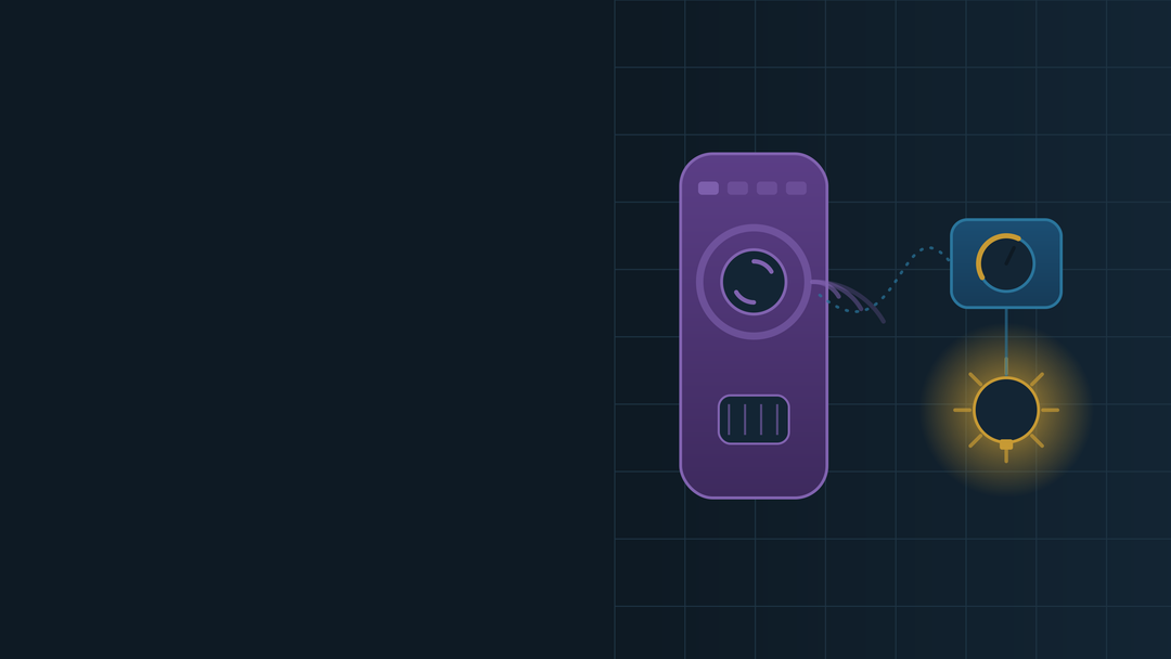 Shelly BLU Remote Control ZB linked over Bluetooth with a Shelly Dimmer Gen3 dimming a light