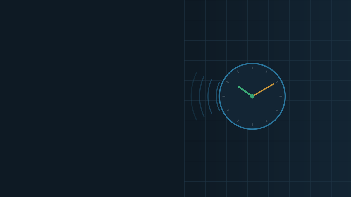 Reloj sincronizándose por internet, ilustrando la sincronización horaria de los dispositivos Shelly