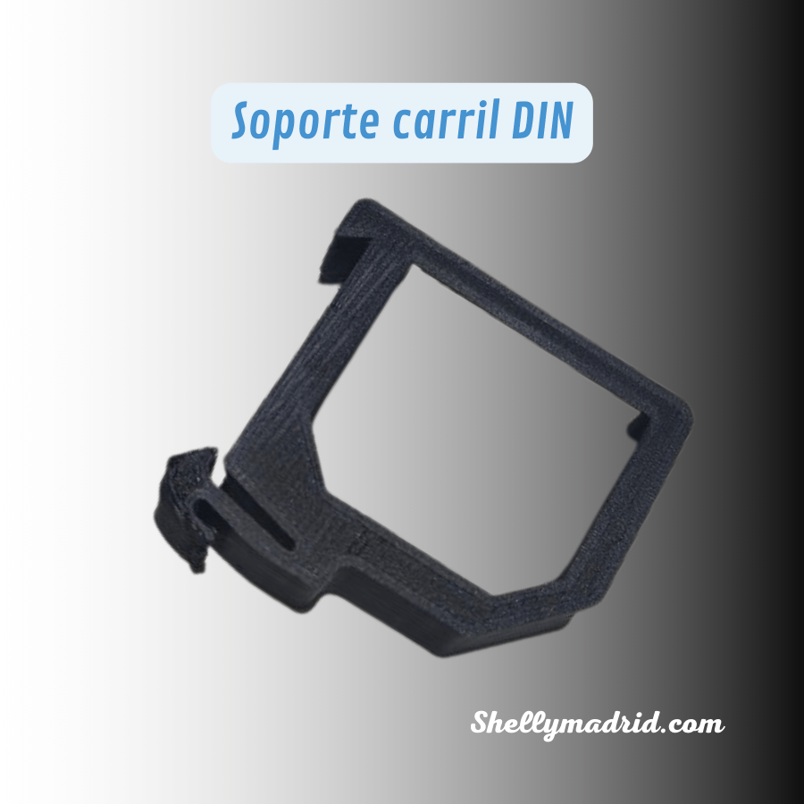 Shelly EM DIN rail support
