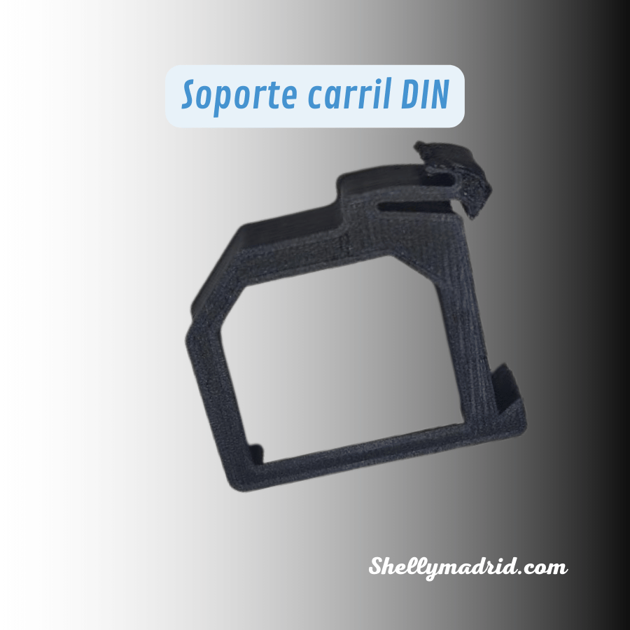 Soporte carril DIN Shelly gama PLUS