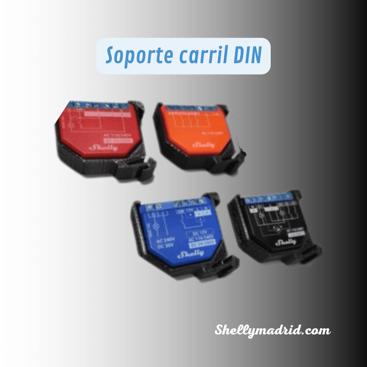 Shelly EM DIN rail support