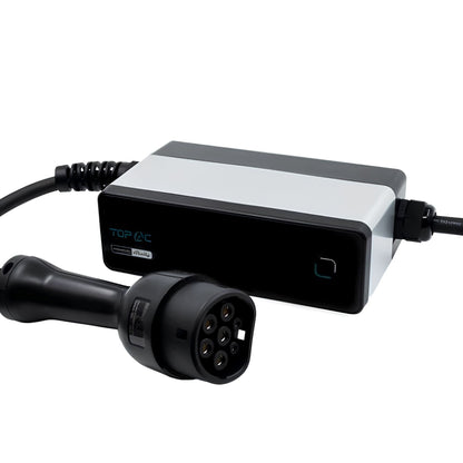 Cargador EV TopAC 11kW IP65 carga en cualquier sitio sin instalación fija