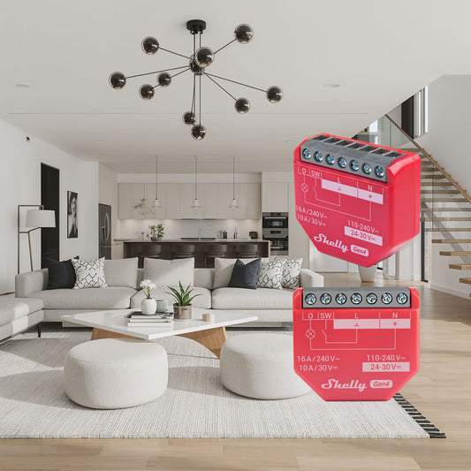 Shelly 1PM Gen4. Pack de 4