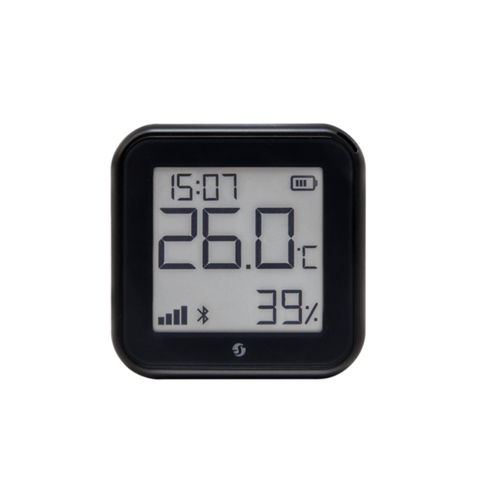 Shelly H&T Gen3 negro sensor WiFi temperatura y humedad