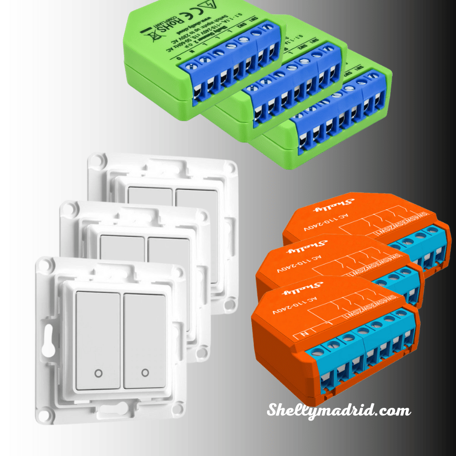 Kit Domótica de Iluminación: ¡Moderniza tu hogar hoy mismo! Shelly Madrid