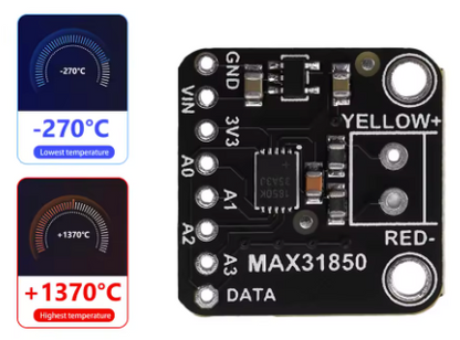 Módulo Lector de Termocupla Tipo K (MAX31850) 1-Wire