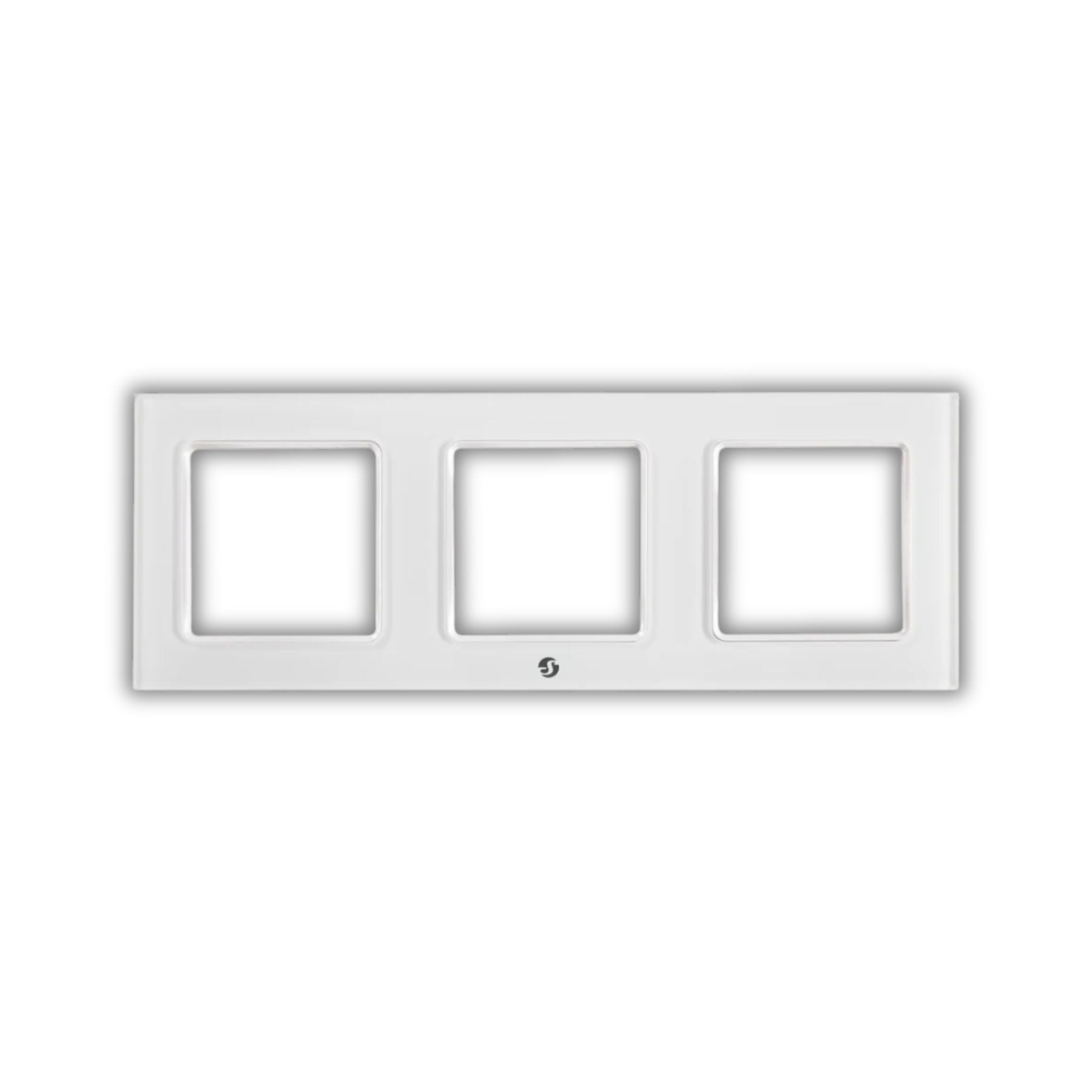Marco Interruptor Shelly de 3 botones blanco para Wall Switch
