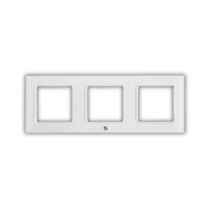 Marco Interruptor Shelly de 3 botones blanco para Wall Switch