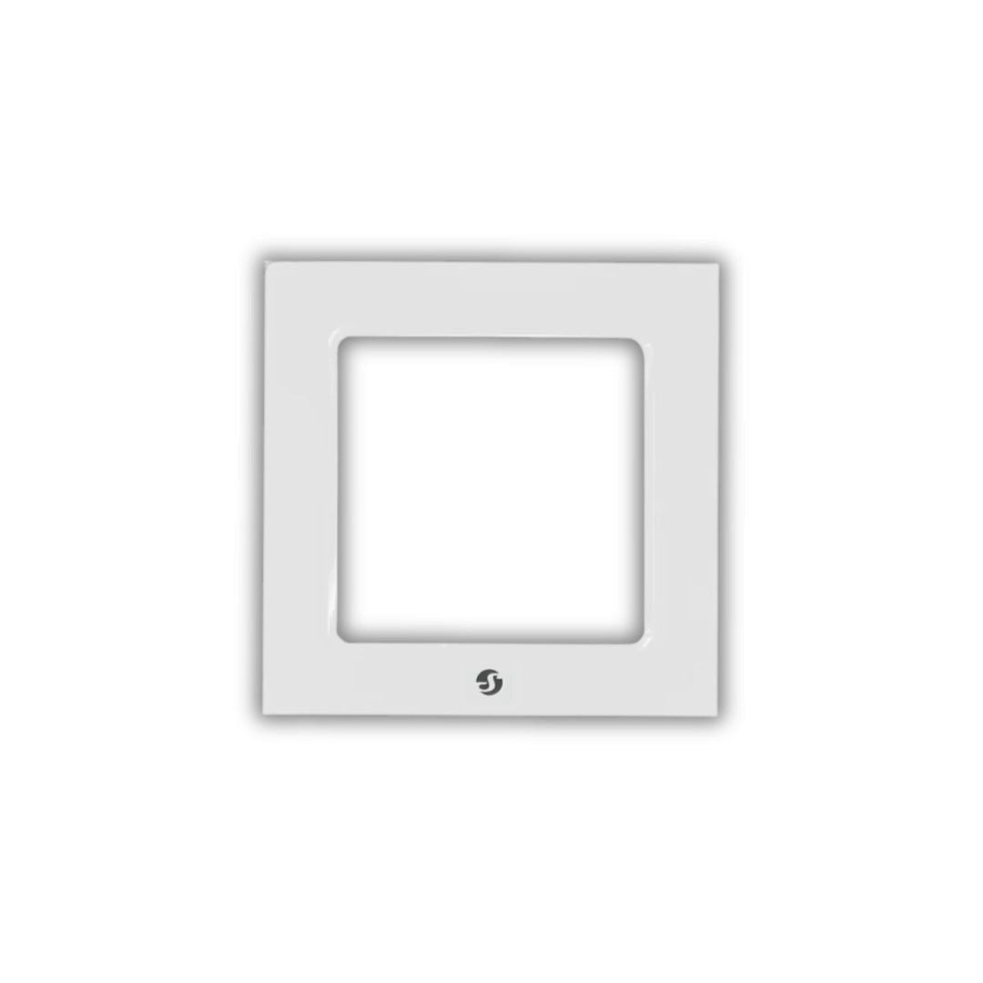 Marco Interruptor Shelly de 1 botón blanco para Wall Switch