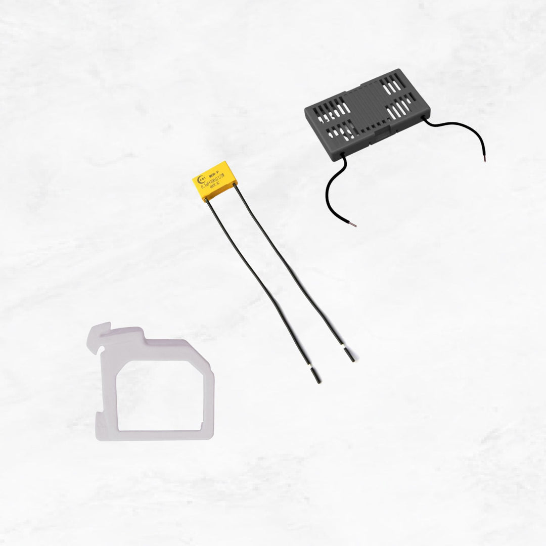 Pack de accesorios – Bypass, RC Snubber y Soporte DIN Gama PLUS