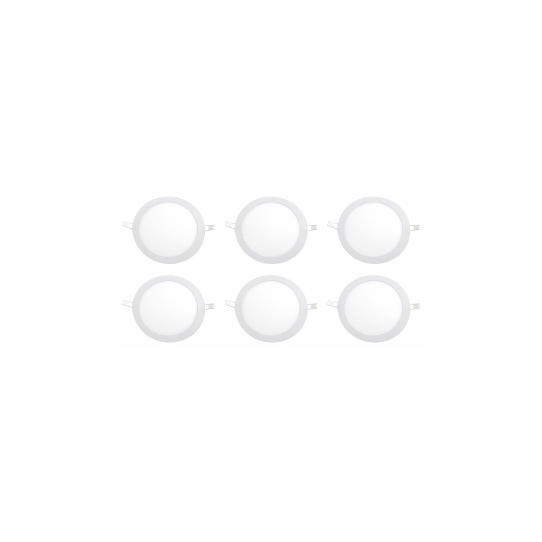 Pack 6 Downlight LED Empotrable ECO-PRO 18W 4000K para hogar y negocio