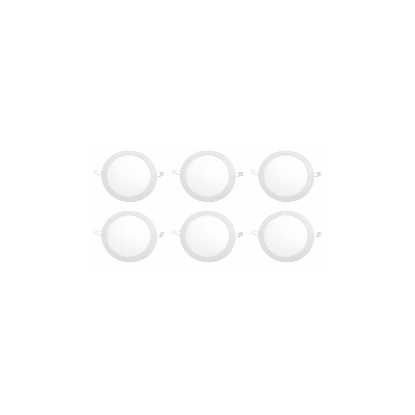 Pack 6 Downlight LED Empotrable ECO-PRO 18W 4000K para hogar y negocio
