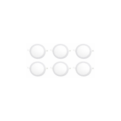 Pack 6 Downlight LED Empotrable ECO-PRO 18W 4000K para hogar y negocio