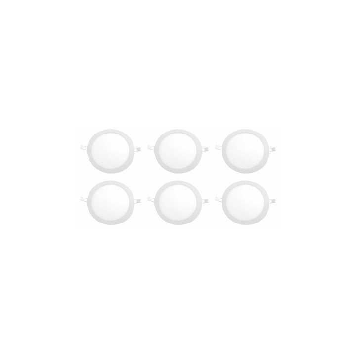 Pack 6 Downlight LED Empotrable ECO-PRO 18W 4000K para hogar y negocio
