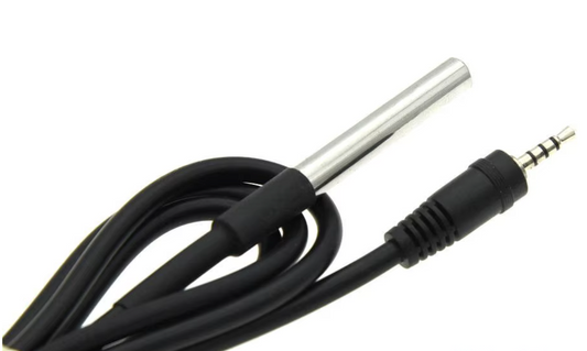 Sondas de temperatura DS18B20 1m con conector 3.5mm jack