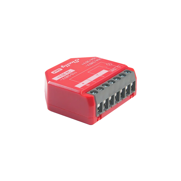 Shelly 1PM Gen4 que activa el termo eléctrico con excedente solar