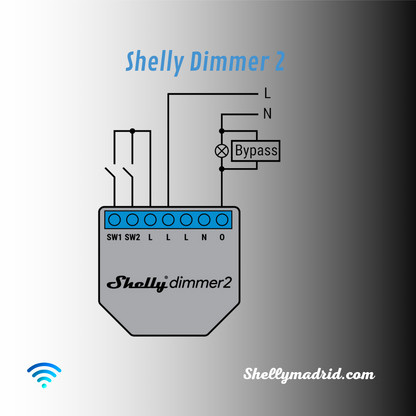 Shelly Dimer 2 - Regulador intensidad de luz