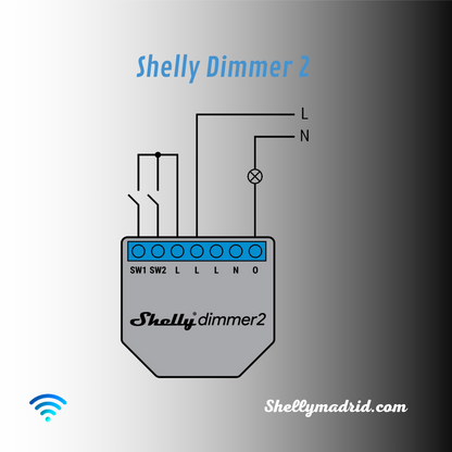 Shelly Dimer 2 - Regulador intensidad de luz