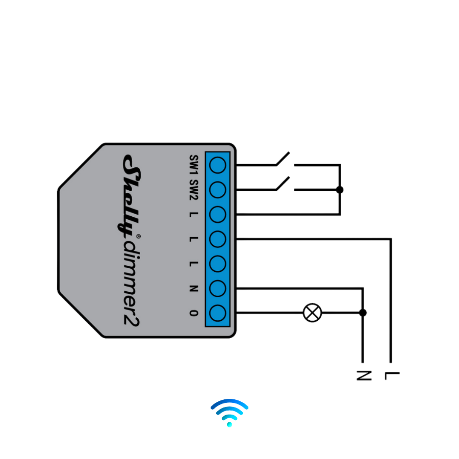 Shelly Dimmer 2 esquemático
