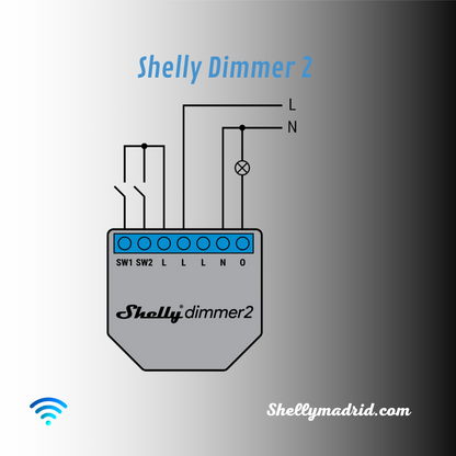 Shelly Dimer 2 - Regulador intensidad de luz