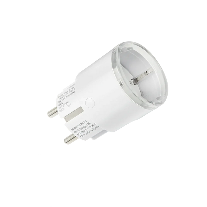 Enchufe inteligente Shelly Plug S Gen3 Matter blanco del kit para principiantes