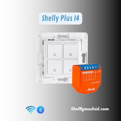 Controlador de Entradas Shelly Plus I4