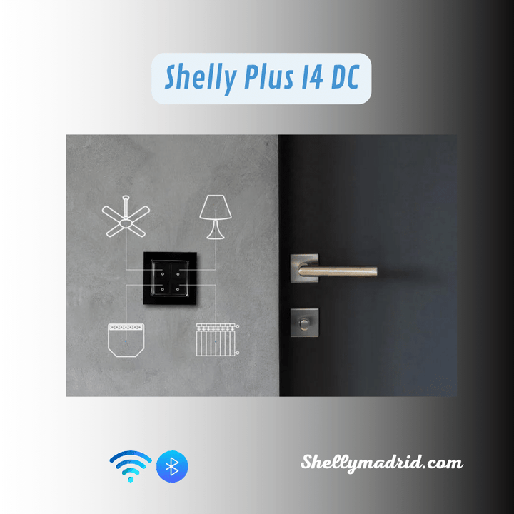 Especificaciones técnicas Shelly Plus I4 DC SNSN-0D24X