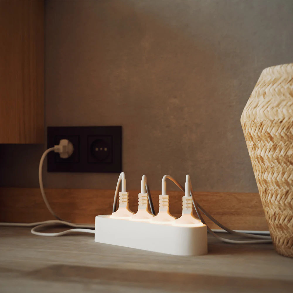 Shelly Power Strip 4 Gen4 Blanca compatible con Matter Alexa Google Home Apple