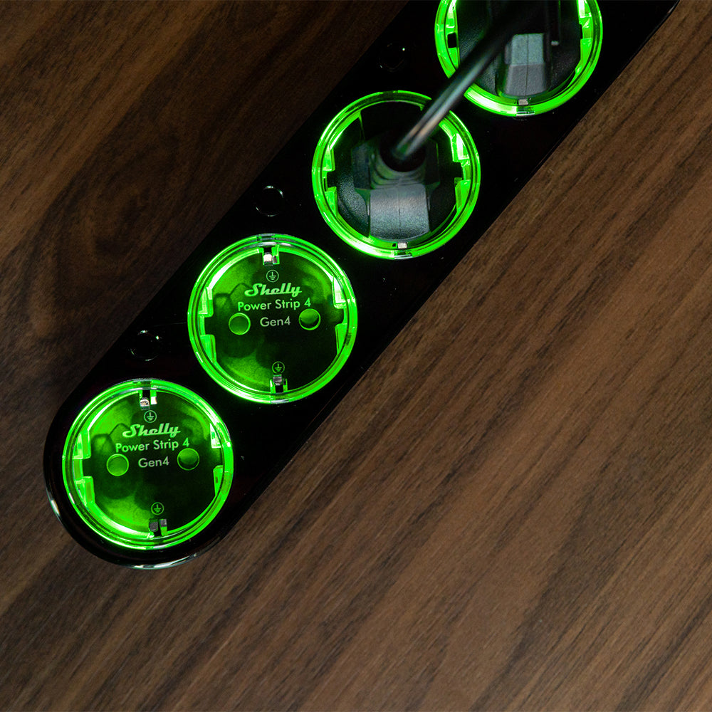 Shelly Power Strip 4 Gen4. Negra