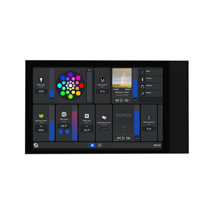 Shelly Wall Display XL Negro panel táctil 10 pulgadas Wi-Fi 6