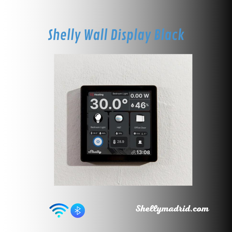Shelly Wall Display - Panel de control con relé y sensores