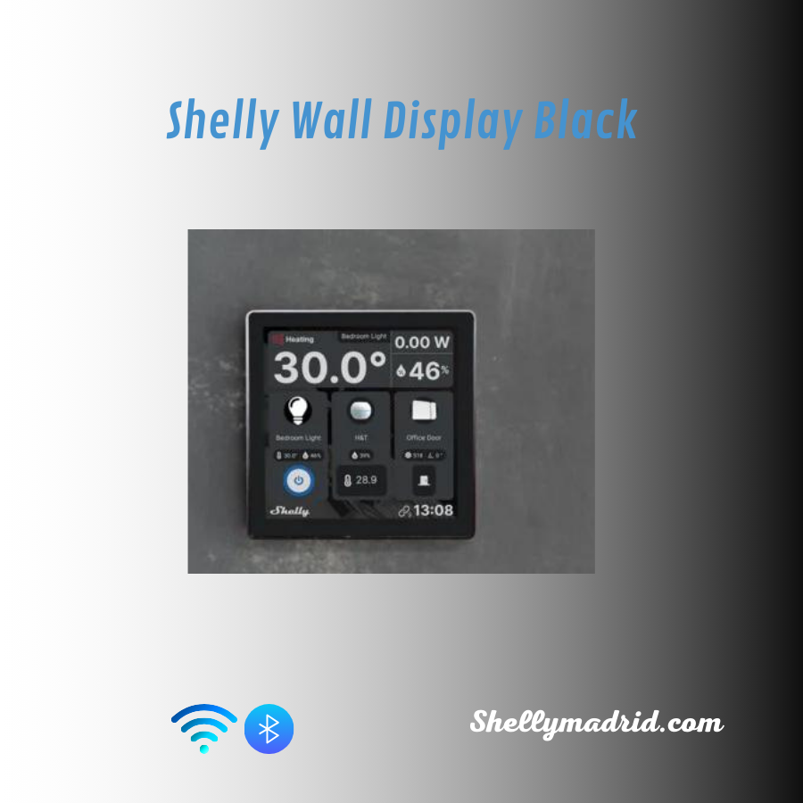 Shelly Wall Display - Panel de control con relé y sensores