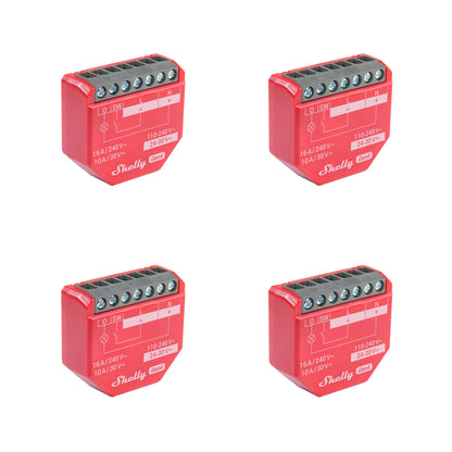 Shelly 1PM Gen4. Pack of 4