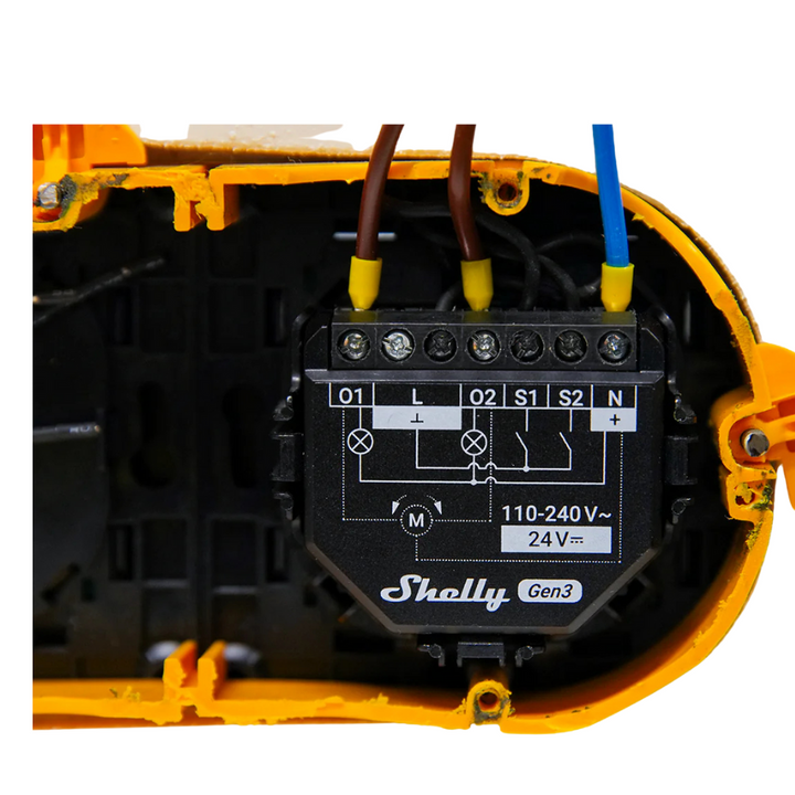 Esquemático Shelly 2PM Gen3 compatible Home Assistant Alexa Google Home