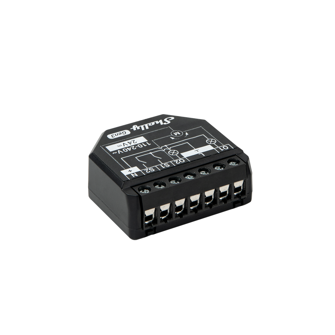 Especificaciones técnicas Shelly 2PM Gen3 — 16A 3680W WiFi Bluetooth