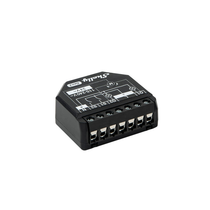 Especificaciones técnicas Shelly 2PM Gen3 — 16A 3680W WiFi Bluetooth