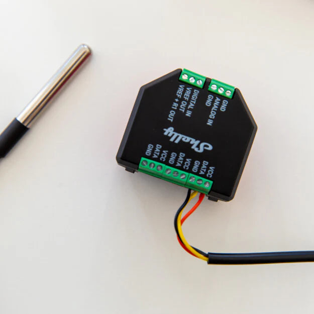 Shelly Plus Add-On — Módulo sensor aislado para relés Shelly Plus, Gen3 y Gen4