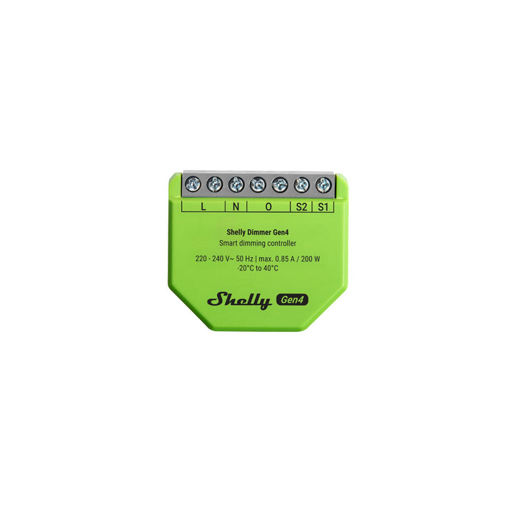 Shelly Dimmer Gen4 regulador inteligente WiFi Zigbee Matter para LED