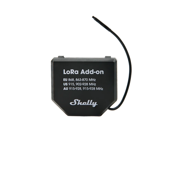 Shelly LoRa Add-on instalación en relé Shelly Pro con cobertura 5km