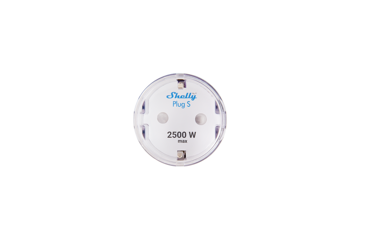 Shelly Plus Plug S instalado hogar control energía