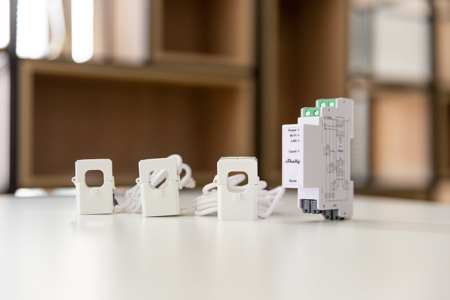 Shelly Pro 3EM - 120A Contador trifásico