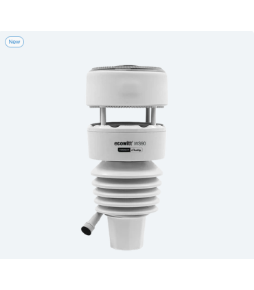 Ecowitt WS90 compatible con Shelly Smart Control, Home Assistant y coordinadores Zigbee