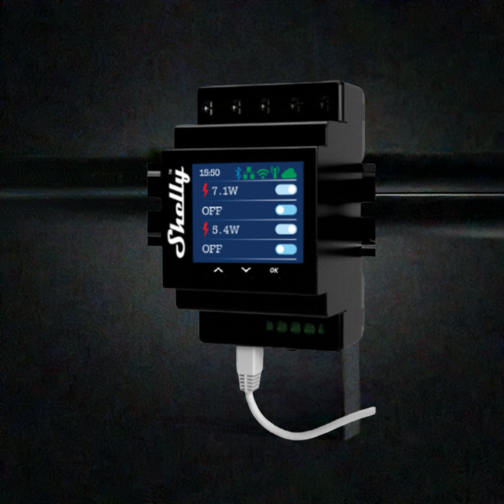 Especificaciones técnicas Shelly Pro 4PM v2 SPSW-104PE16EU