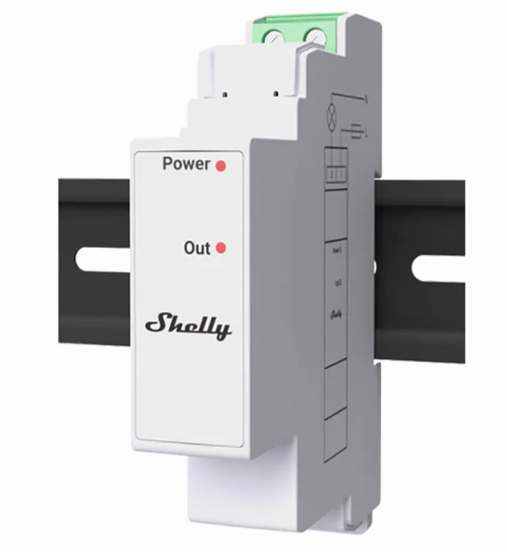 Shelly Pro 3EM Switch Add-On para el corte automático de cargas