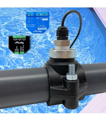 Pool temperature meter pack with WIFI pump programmer (50 mm or 60 mm)