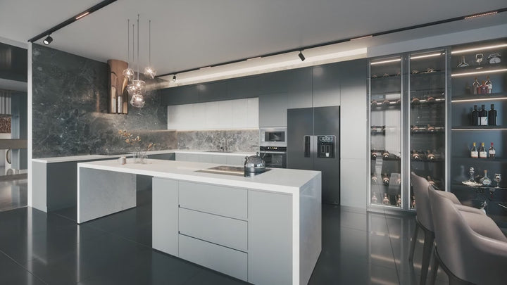 Shelly Wave Door/Window LR. Blanco